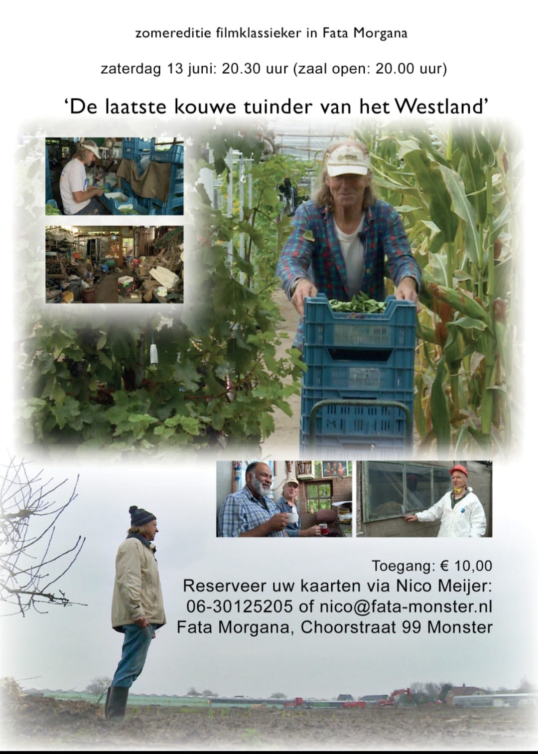 Flyer De laatste Kouwe Tuinder van het Westland