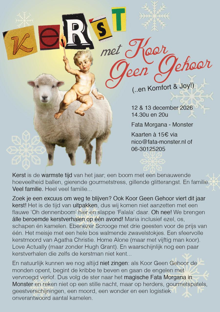 Flyer Kerst met KGG