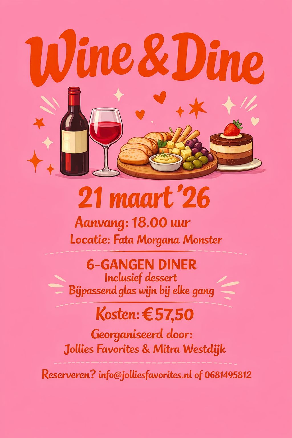 Flyer Wine & Dine